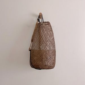 Rattan Borneo woven backpack